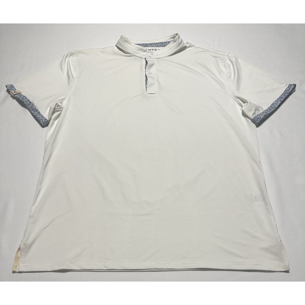 Mantra Golf Polo Shirt Blade Collar Performance Stretch Mens XL Casual Preppy